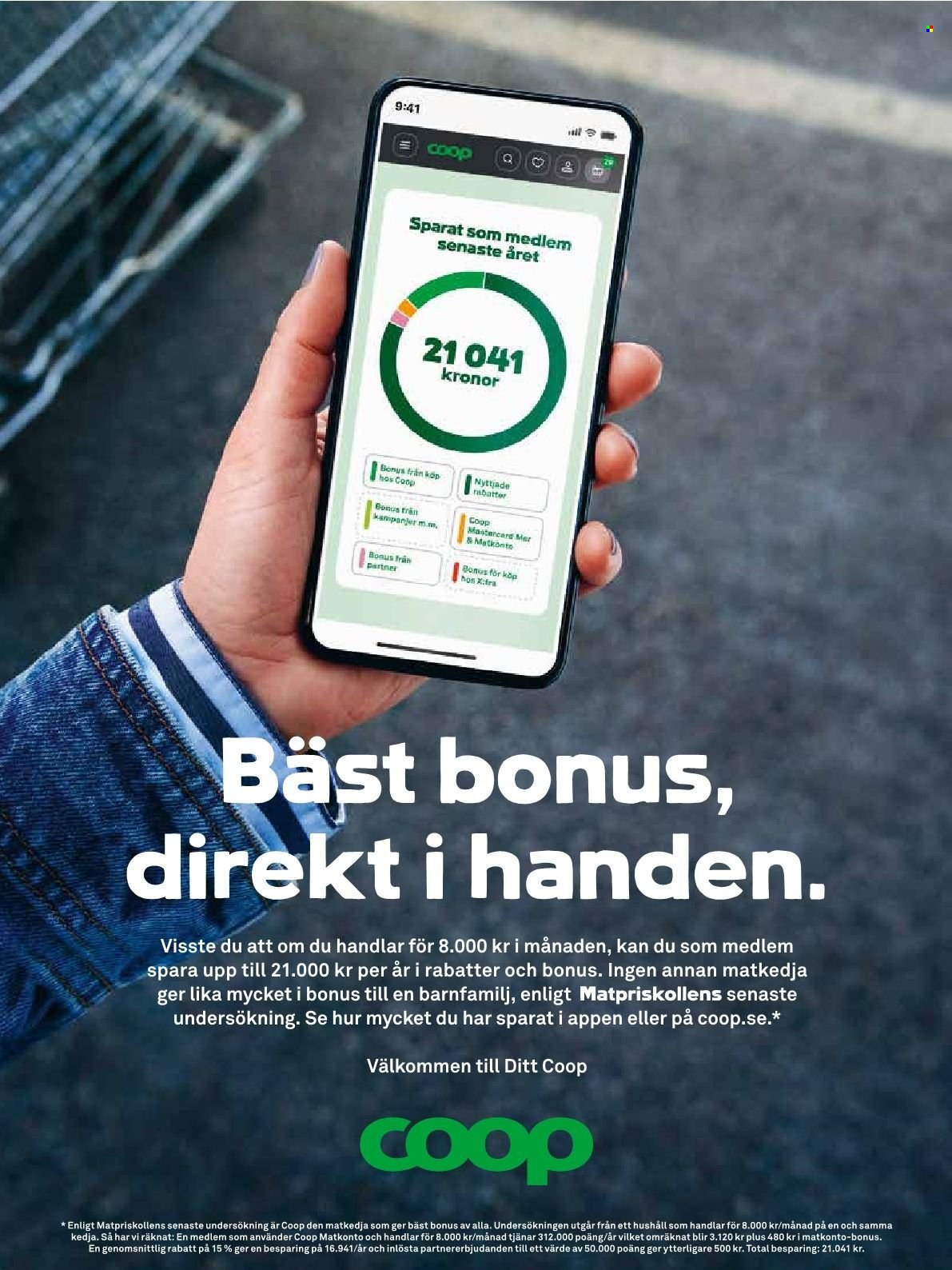 Coop reklamblad.