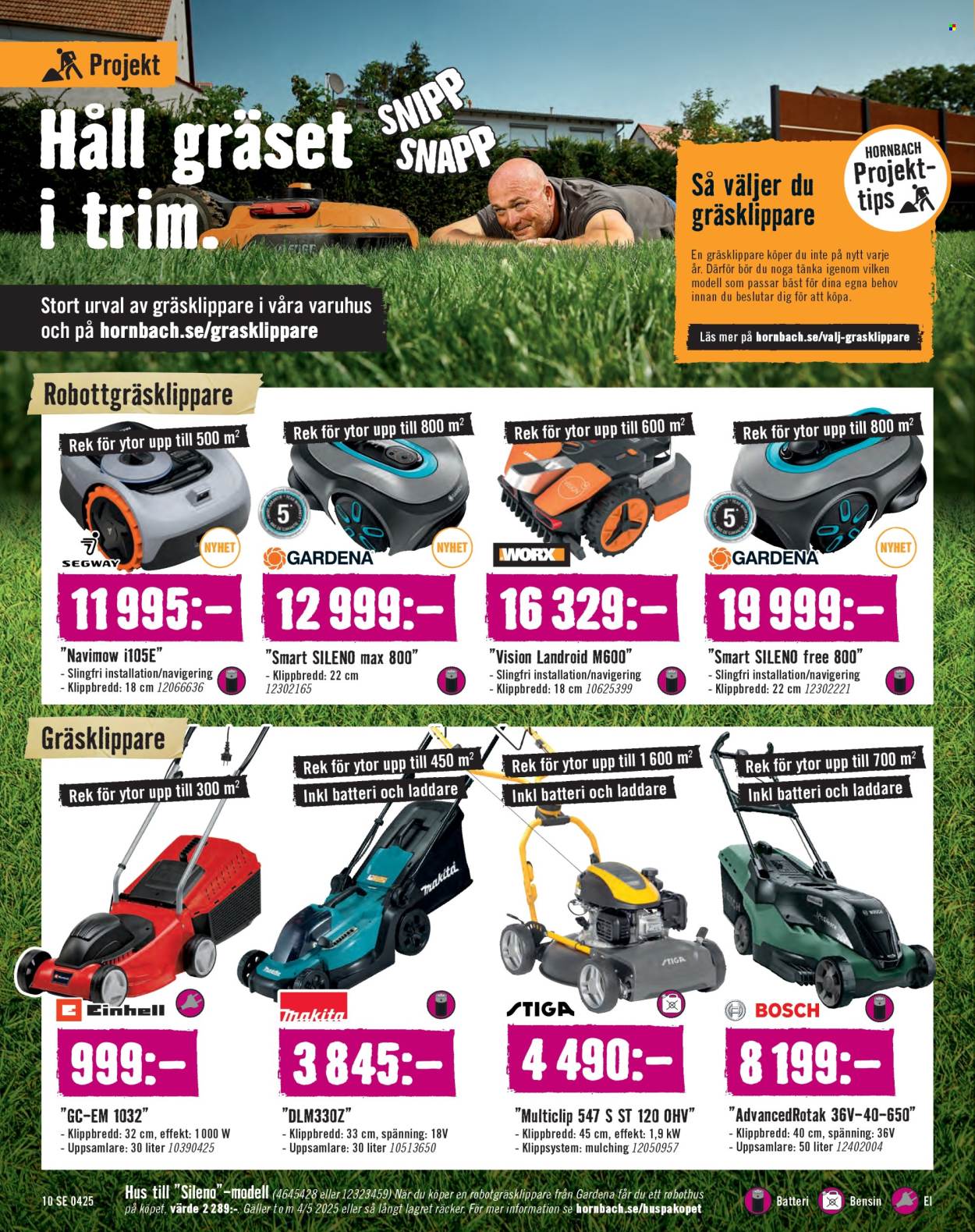 Hornbach reklamblad - 13/4 2025 - 11/5 2025.