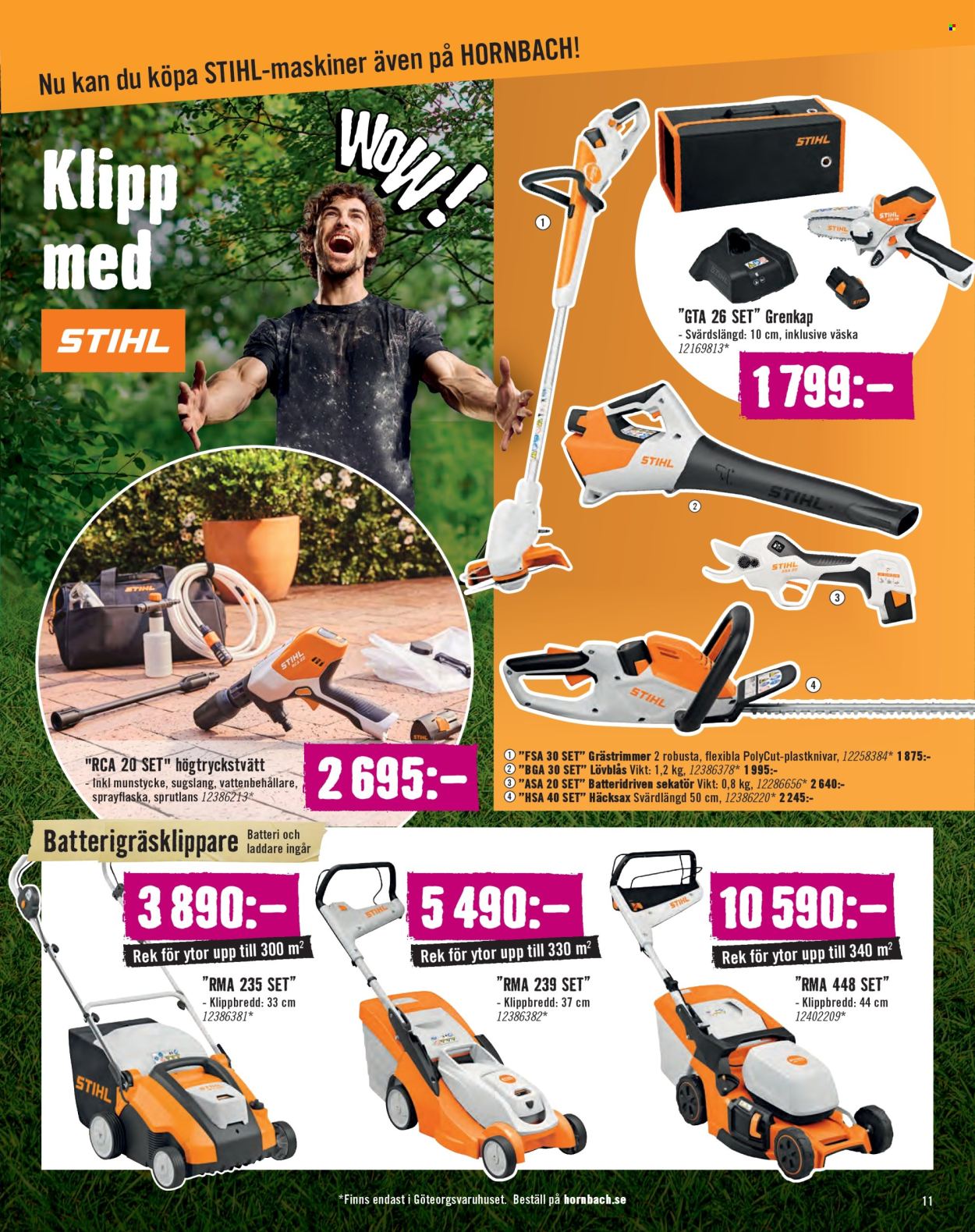 Hornbach reklamblad - 13/4 2025 - 11/5 2025.