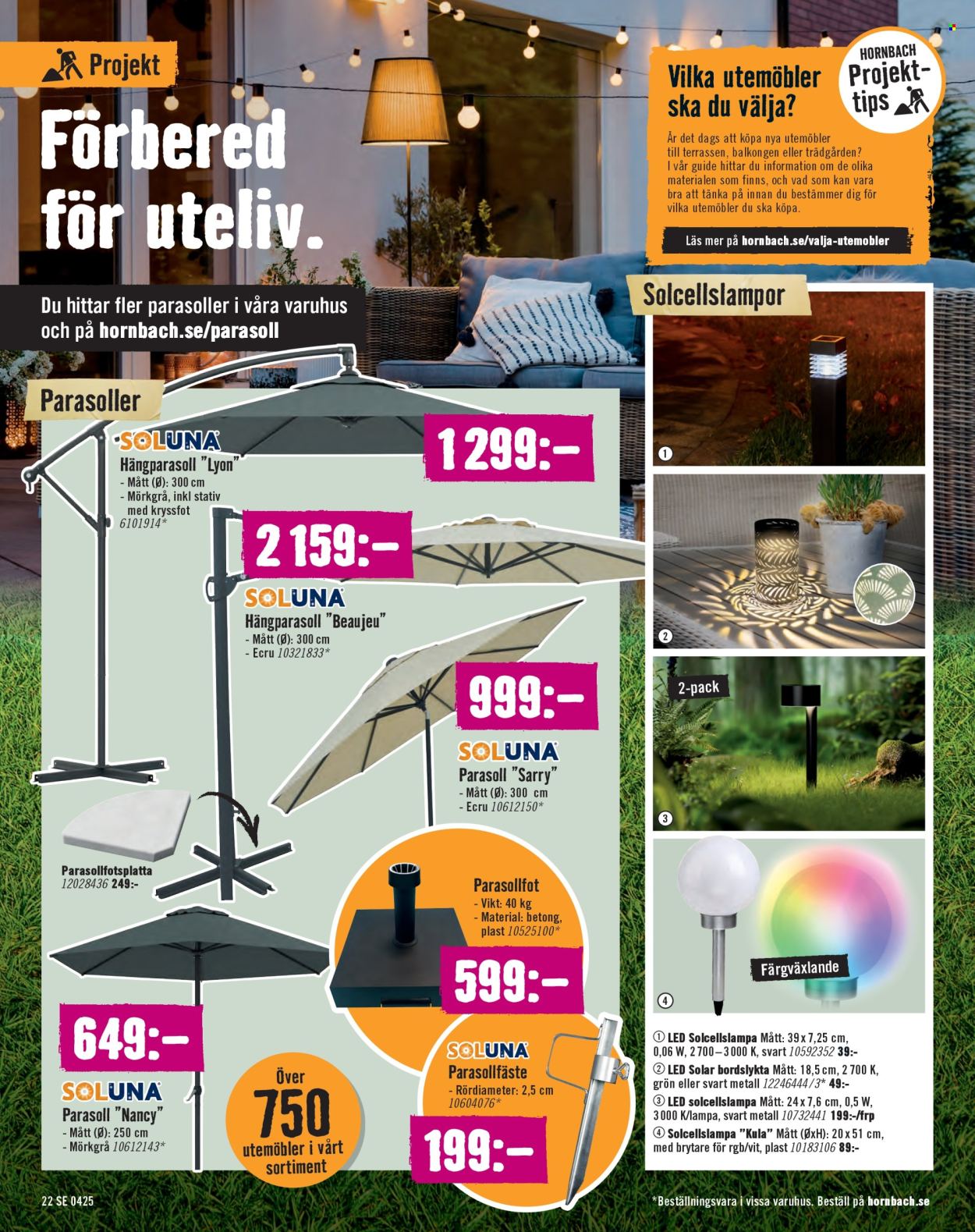 Hornbach reklamblad - 13/4 2025 - 11/5 2025.