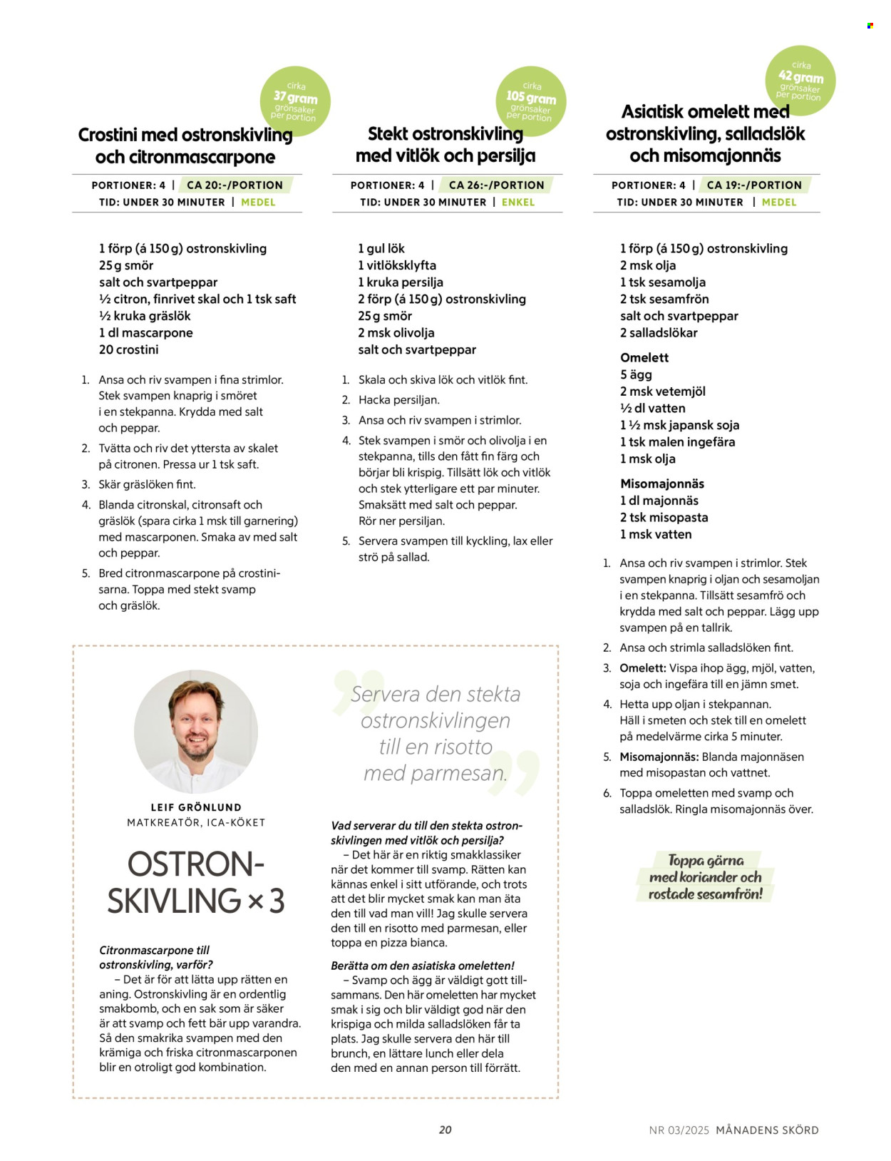 ICA reklamblad.