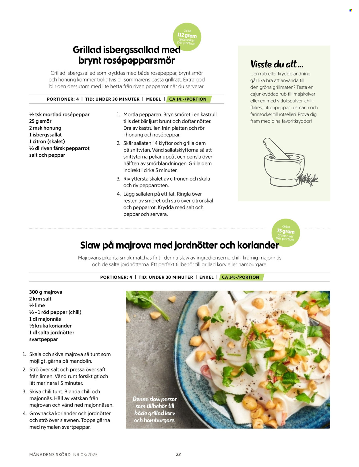 ICA reklamblad.