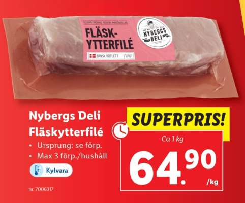 Nybergs Deli fläskytterfilé