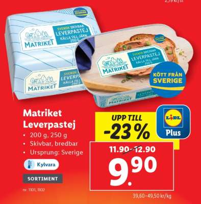 MATRIKET Leverpastej