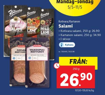 Kotivara/Kartanon Salami