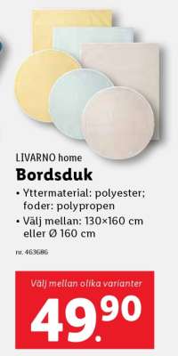 LIVARNO home Bordsduk