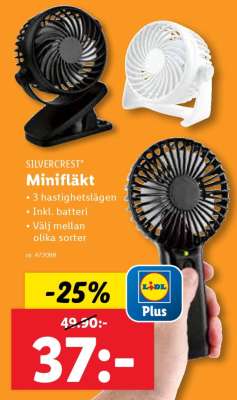 SILVERCREST Minifläkt