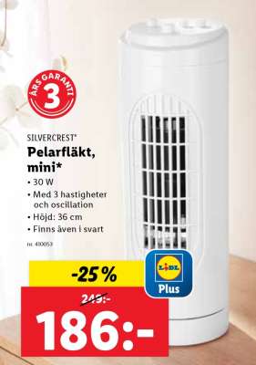 SILVERCREST Pelarfläkt, mini