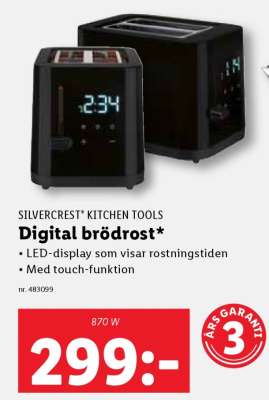 SILVERCREST KITCHEN TOOLS Digital brödrost