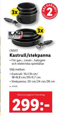 CRIVIT Kastrull/stekpanna