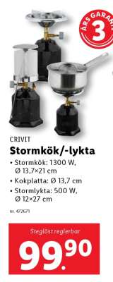 CRIVIT Stormkök/-lykta
