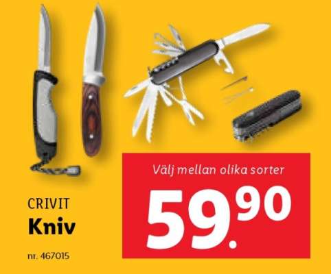CRIVIT Kniv