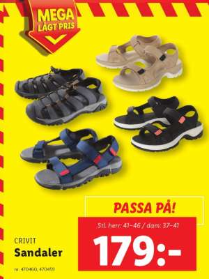 Crivit Sandaler