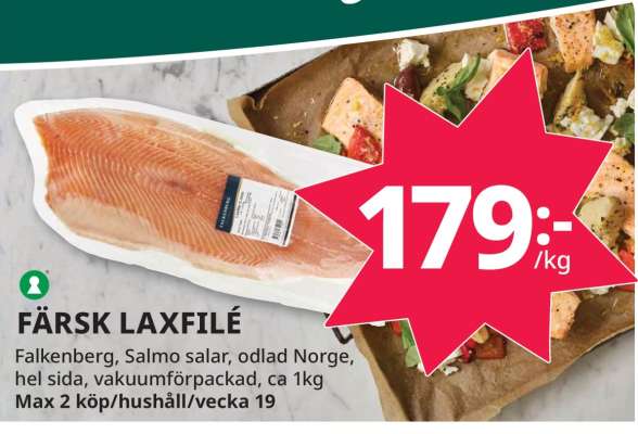 FÄRSK LAXFILÉ
