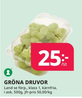 Gröna druvor