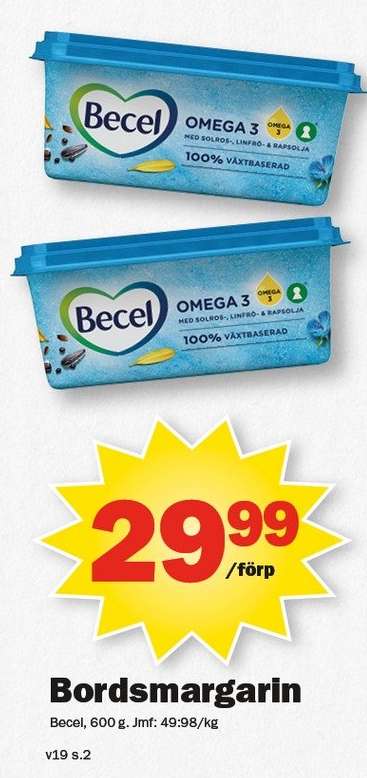Becel Bordsmargarin