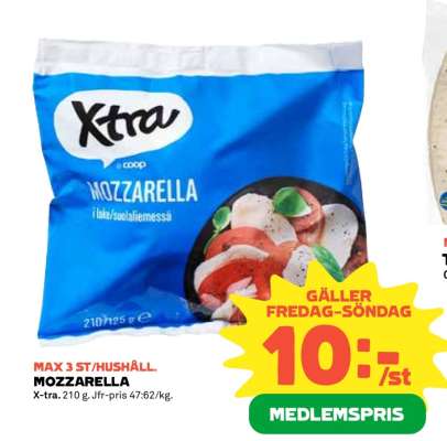 X-tra Mozzarella