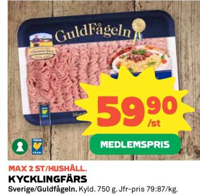 Kycklingfärs