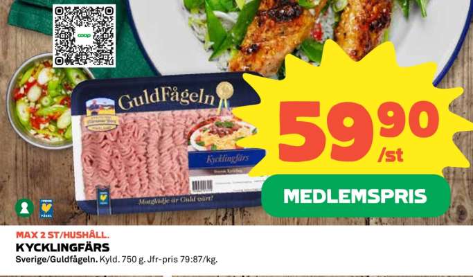 Kycklingfärs