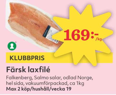 FÄRSK LAXFILÉ