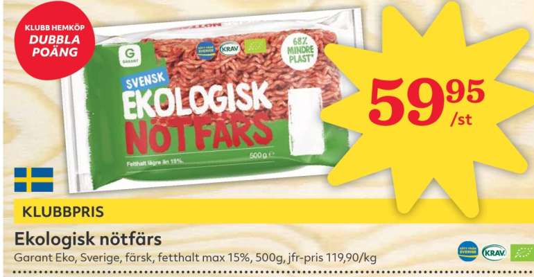 EKOLOGISK NÖTFÄRS