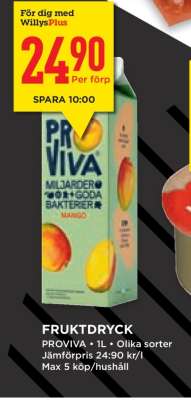 FRUKTDRYCK