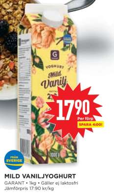 Mild Vaniljyoghurt