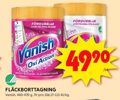 Vanish Oxi Action