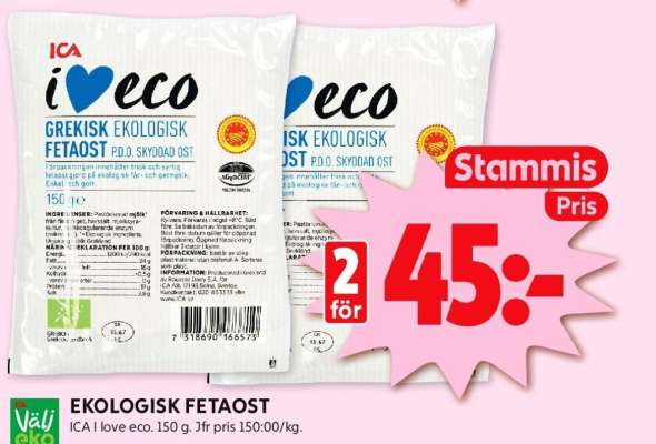 EKOLIGISK FETAOST