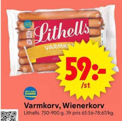 Varmkorv, Wienerkorv