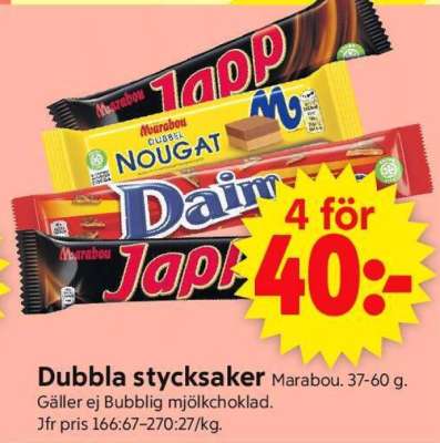 Dubbla stycksaker