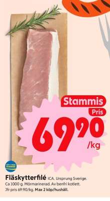 FLÄSKYTTERFILÉ