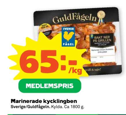 Marinerade kycklingben