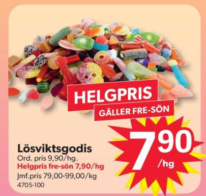 Lösviktsgodis