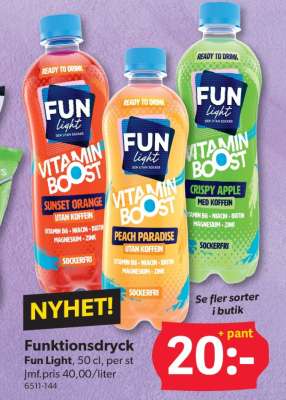Funktionsdryck Fun Light