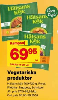 Vegetariska produkter