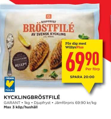 KYCKLINGBRÖSTFILÉ