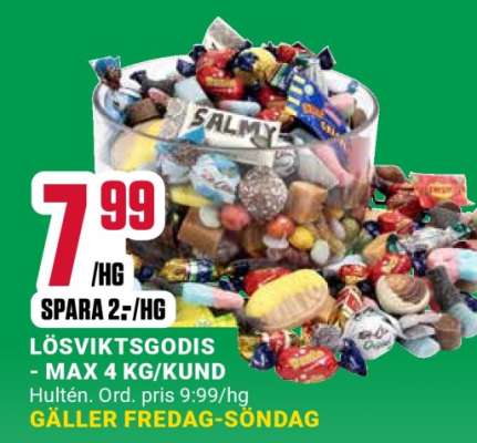 Lösviktsgodis