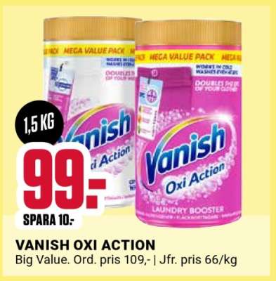 Vanish Oxi Action
