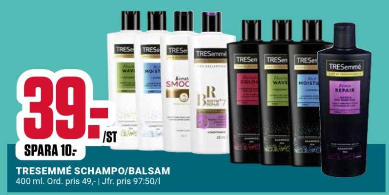 TRESEMMÉ SCHAMPO, BALSAM