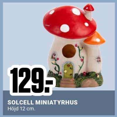SOLCELL MINIATYRHUS