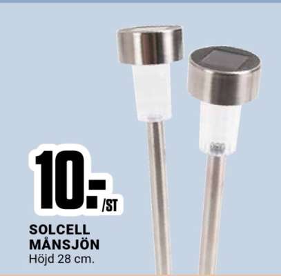 SOLCELL MÅNSJÖN