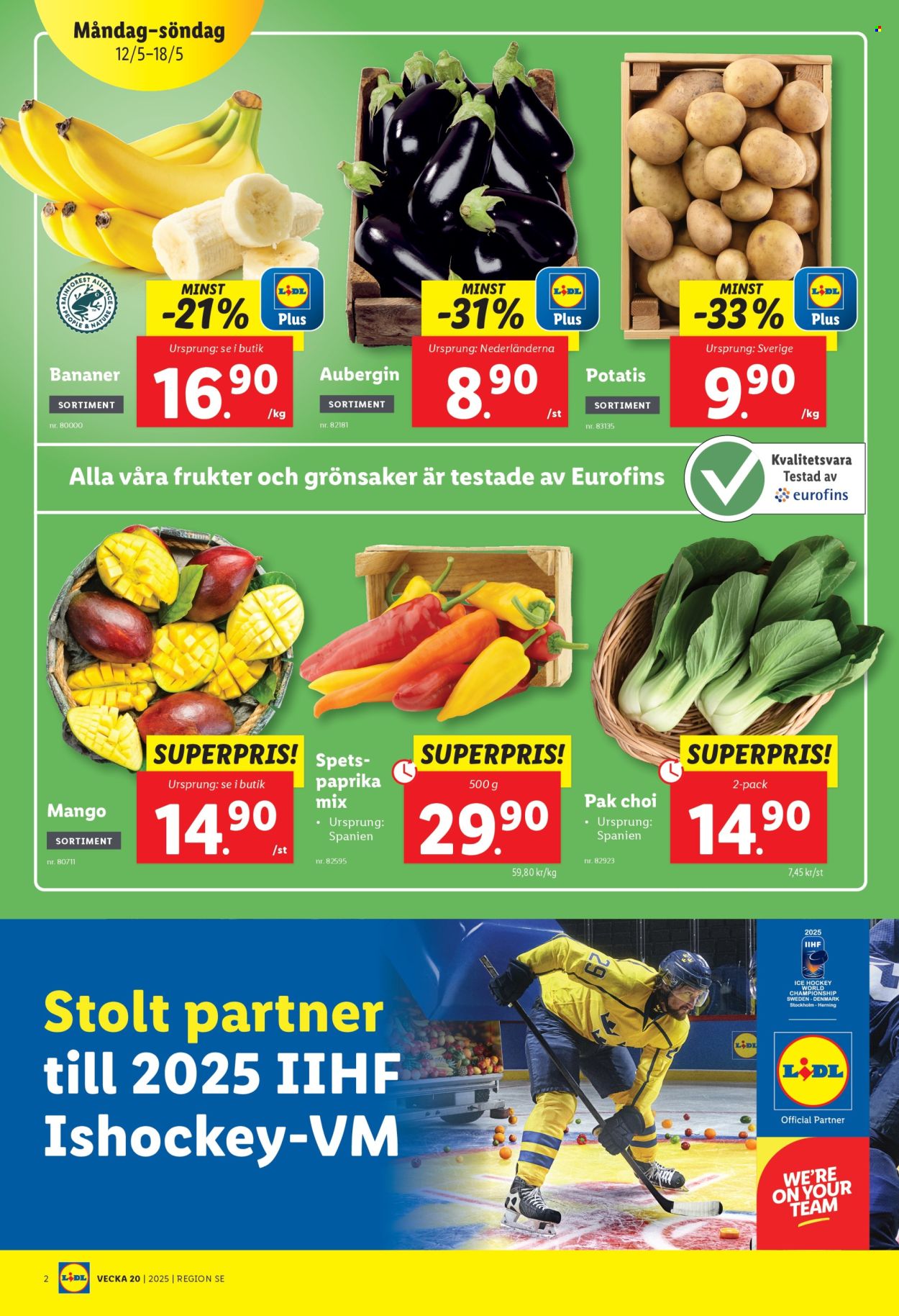 Lidl reklamblad - 12/5 2025 - 18/5 2025.