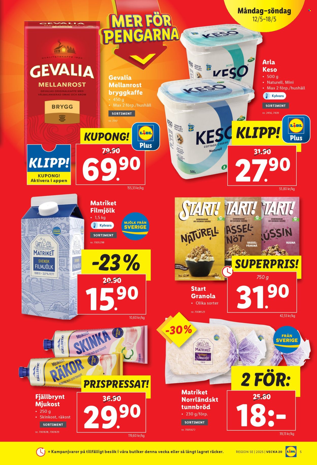 Lidl reklamblad - 12/5 2025 - 18/5 2025.