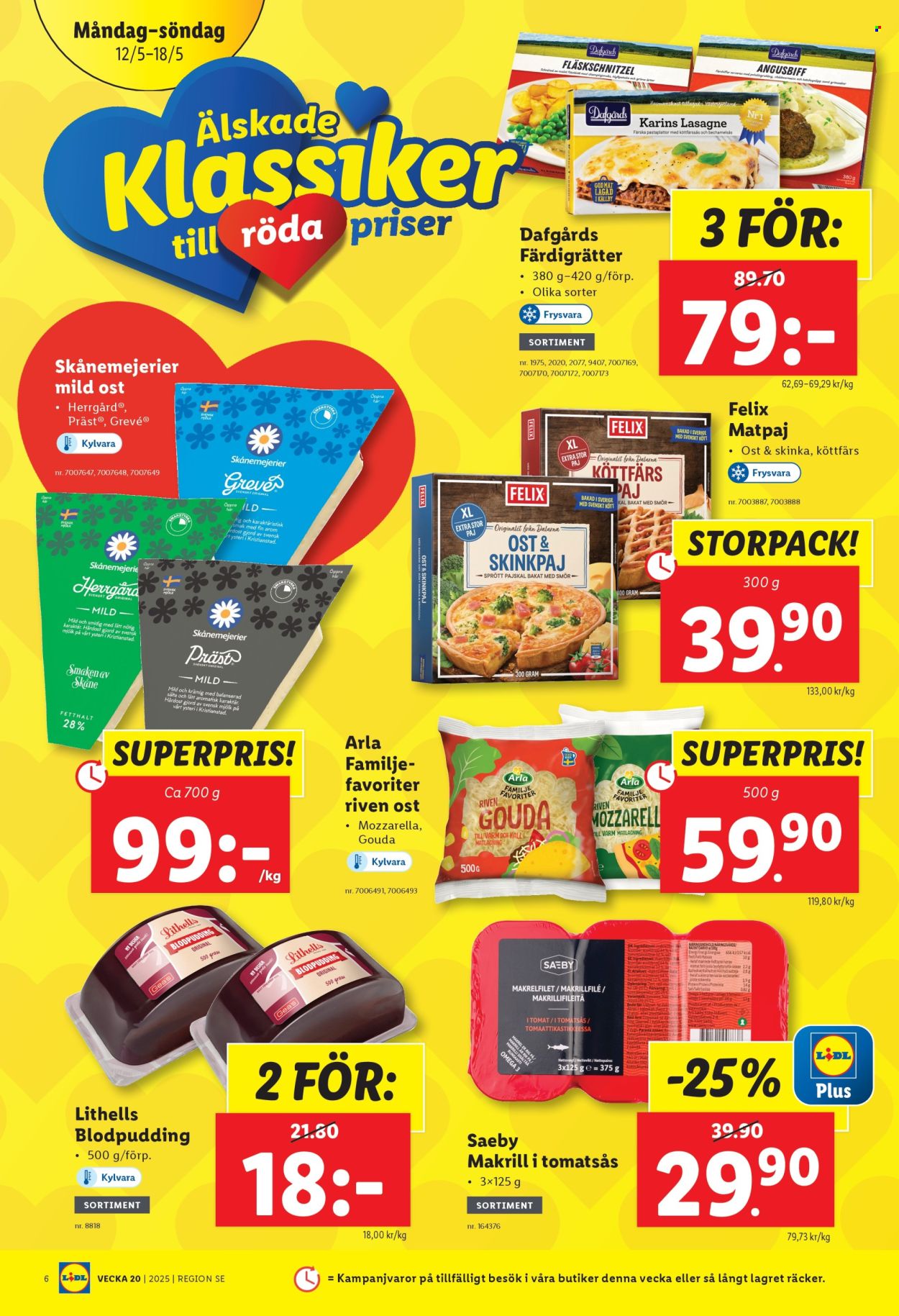 Lidl reklamblad - 12/5 2025 - 18/5 2025.