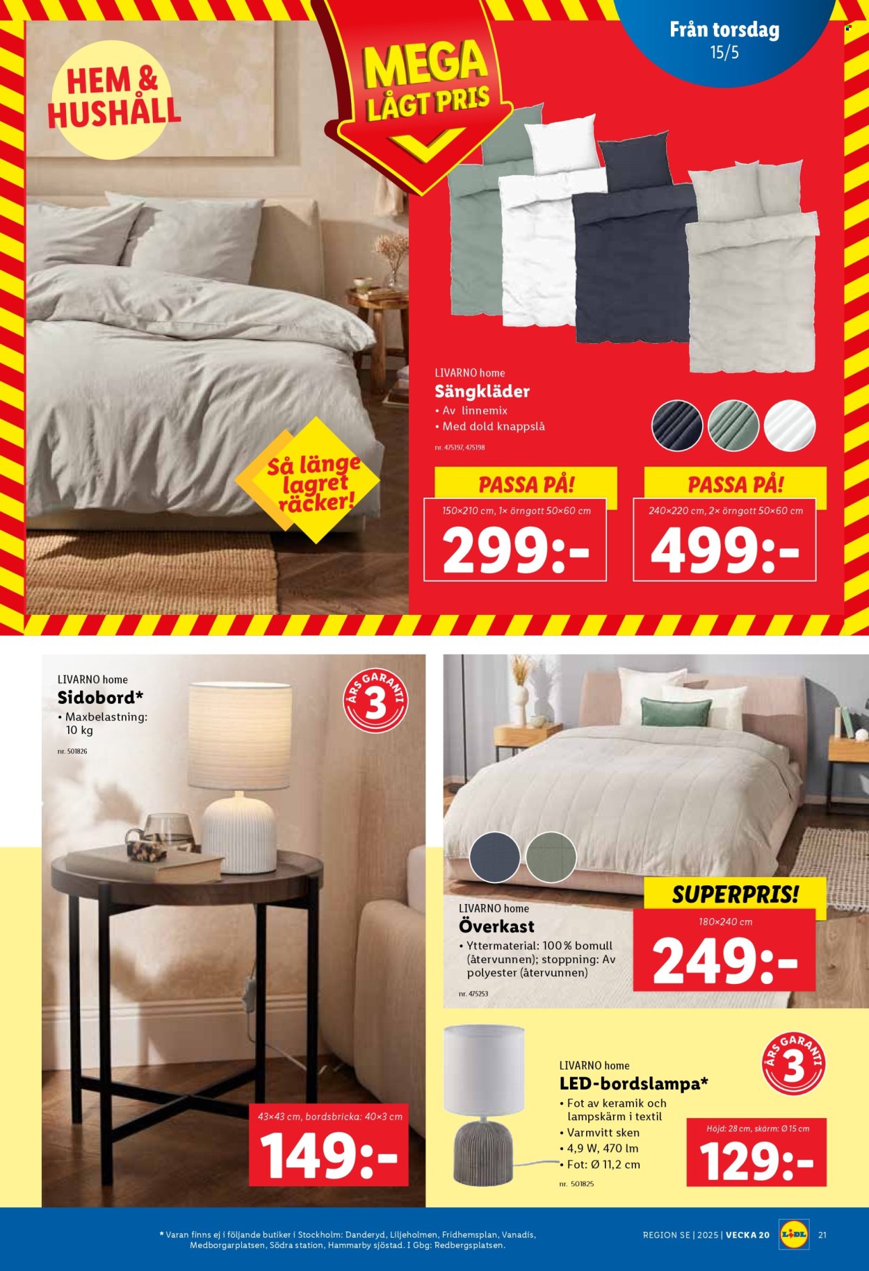 Lidl reklamblad - 12/5 2025 - 18/5 2025.
