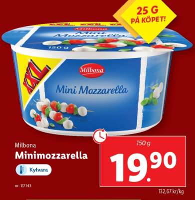 Milbona Minimozzarella