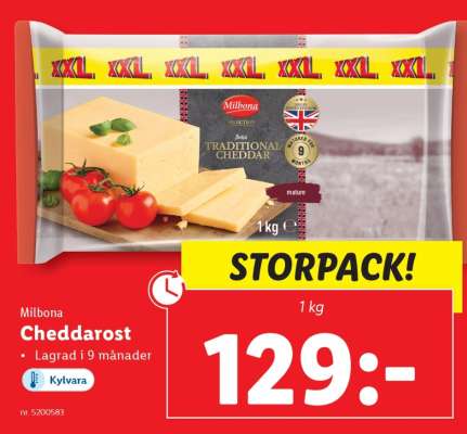 Milbona Cheddarost