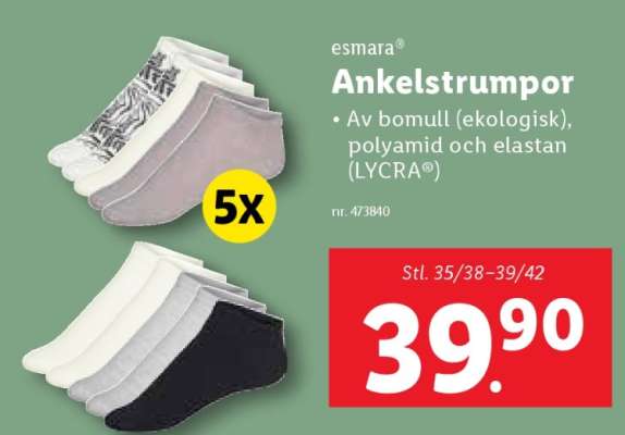 esmera Ankelstrumpor