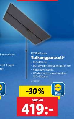 Balkongparasol
